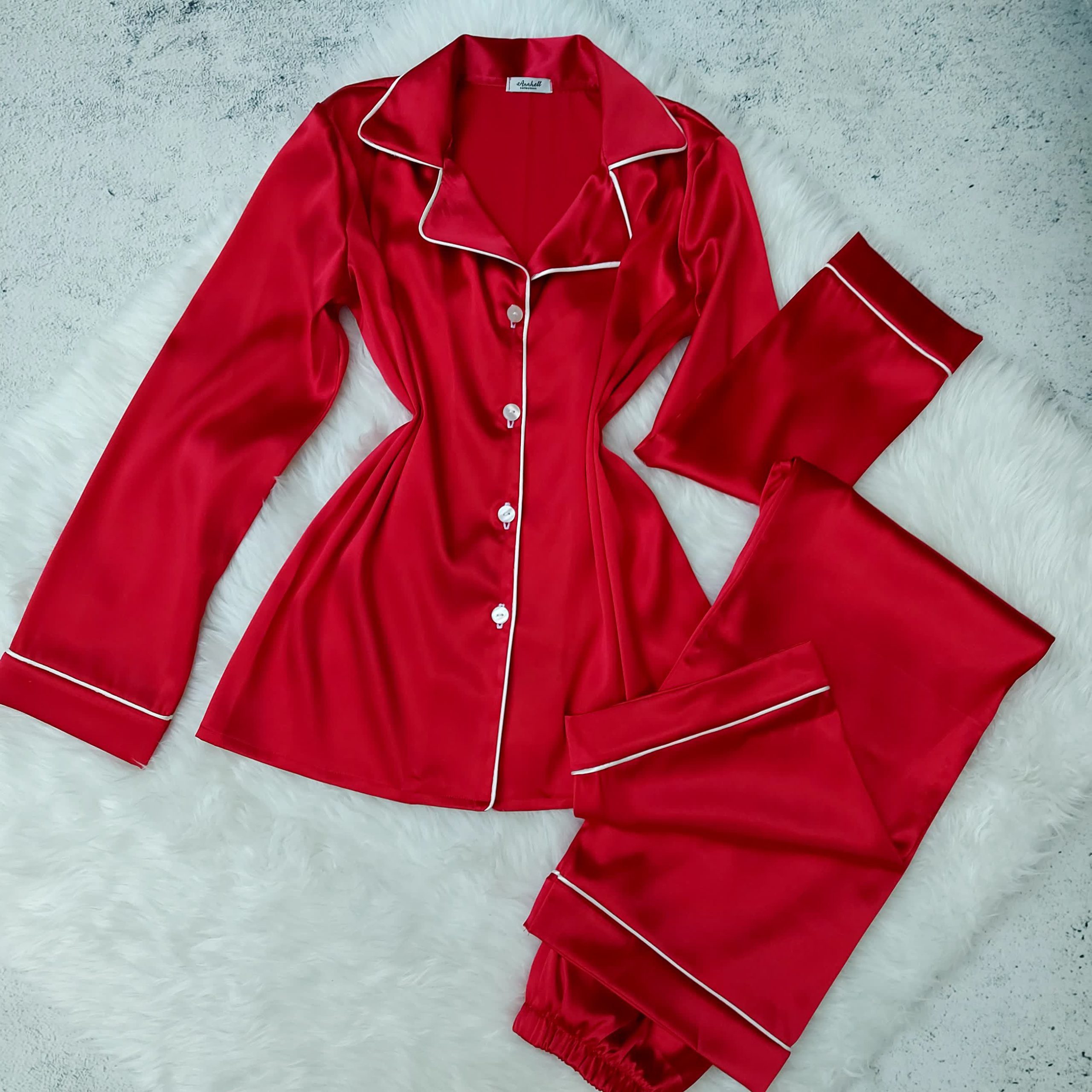 بلوز شلوار راحتی ساتن