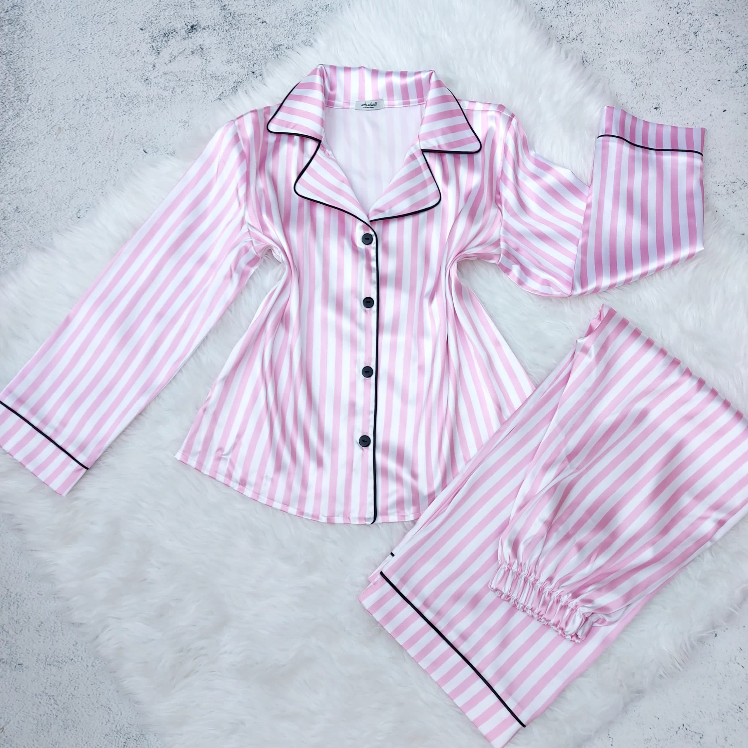 بلوز شلوار راحتی ساتن